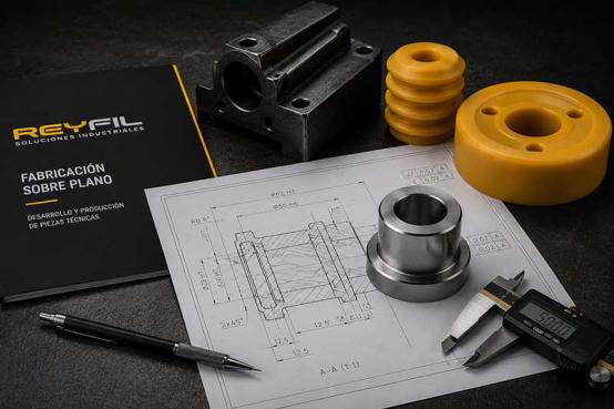 Fabricación bajo plano de piezas industriales