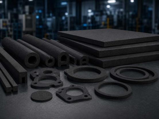 Neopreno Esponjoso: caucho celular para sellado, compresión y protección industrial
