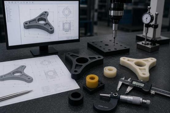 Fabricación sobre planos de piezas técnicas para uso industrial