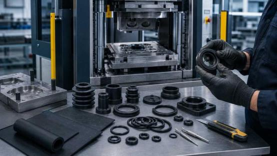 Vulcanizado y fabricación en caucho para piezas industriales a medida
