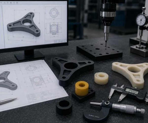 Fabricación sobre planos de piezas técnicas para uso industrial