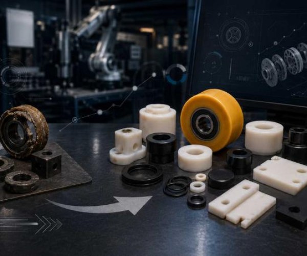 Reposición industrial: cómo reducir paradas de máquina con piezas a medida